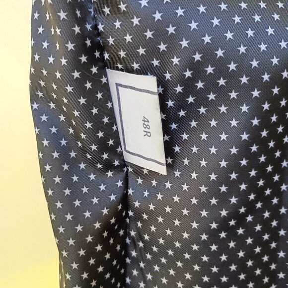 MARC DARCY LONDON WAISTCOAT Black COLLAR 48R - Picture 9 of 9